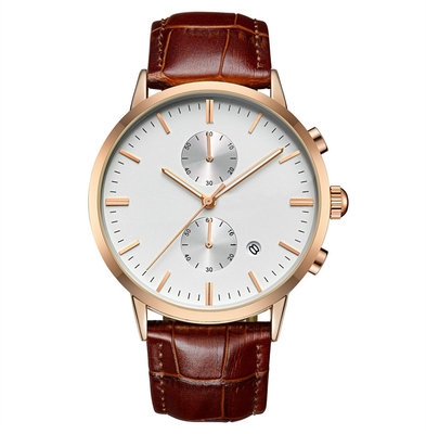 Chronograph ατόμων μαύρο ψηφιακό αθλητικό ρολόι Κινήματος χαλαζία PE90 ημερολογιακών ρολογιών περιστασιακό