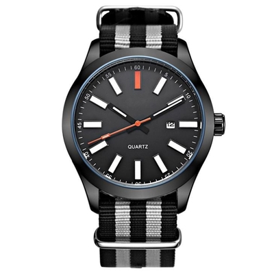 αναλογικό αθλητικό ρολόι των νάυλον Wristwatch χαλαζία 275mm ατόμων Κινήματος