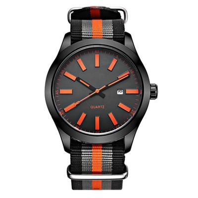 αναλογικό αθλητικό ρολόι των νάυλον Wristwatch χαλαζία 275mm ατόμων Κινήματος