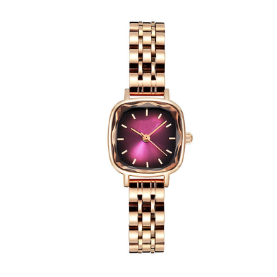 Χαλαζίας Wristwatch ανοξείδωτου πολυτέλειας μόδας αδιάβροχο για τις γυναίκες