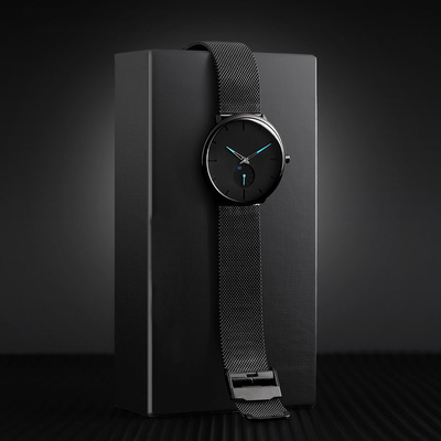 Απλή μόδα ρολογιών των αδιάβροχων ατόμων Wristwatch χαλαζία επιχειρησιακού ανοξείδωτου