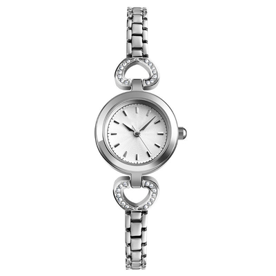 Λεπτός αλέθοντας πίνακας Encrusted διαμαντιών Wristwatch χαλαζία ανοξείδωτου