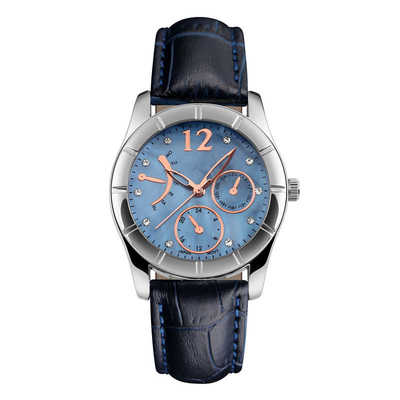 Προσαρμοσμένος τύπος αγκραφών πορπών Wristwatch χαλαζία ανοξείδωτου υπηρεσιών αδιάβροχος