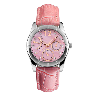 Προσαρμοσμένος τύπος αγκραφών πορπών Wristwatch χαλαζία ανοξείδωτου υπηρεσιών αδιάβροχος