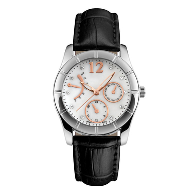 Προσαρμοσμένος τύπος αγκραφών πορπών Wristwatch χαλαζία ανοξείδωτου υπηρεσιών αδιάβροχος
