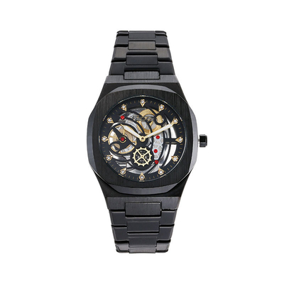Χαλαζίας Wristwatch ανοξείδωτου δεικτών με το εύρος ζώνης 20mm για τη χρονική επίδειξη