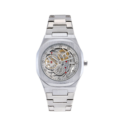 Χαλαζίας Wristwatch ανοξείδωτου δεικτών με το εύρος ζώνης 20mm για τη χρονική επίδειξη