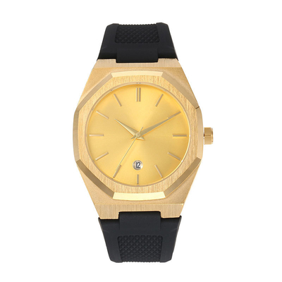 ανοξείδωτο Κινήματος χρονικής επίδειξης Wristwatch χαλαζία 40mm