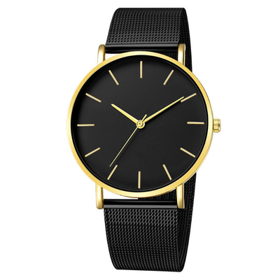 Αναλογικός χαλαζίας Wristwatch 7mm κραμάτων προσαρμογής πάχος περίπτωσης για τους άνδρες και τις γυναίκες