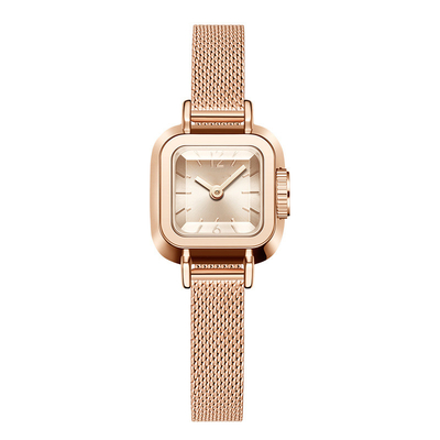 χαλαζίας Wristwatch κραμάτων 22cm με το εύρος ζώνης 8mm για τις γυναίκες