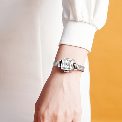 χαλαζίας Wristwatch κραμάτων 22cm με το εύρος ζώνης 8mm για τις γυναίκες