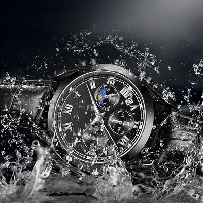 Ορυκτή μπαταρία Wristwatches 30m αντίσταση ύδατος 12mm χαλαζία πορπών κρυστάλλου
