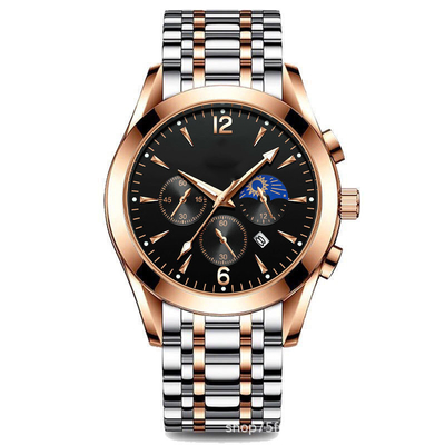 12 mm Band Width Alloy Quartz Wrist Watch με πάχος θήκης 8 mm