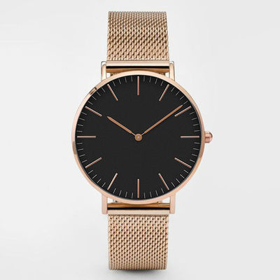 Χαλαζίας Wristwatch, ROHS κραμάτων Nonwaterproof που τείνει Wristwatch για τις κυρίες