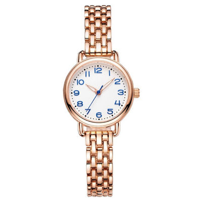 Αυτόματες κυρίες Wristwatch 1ATM ODM αδιάβροχο με την πόρπη μανιταριών