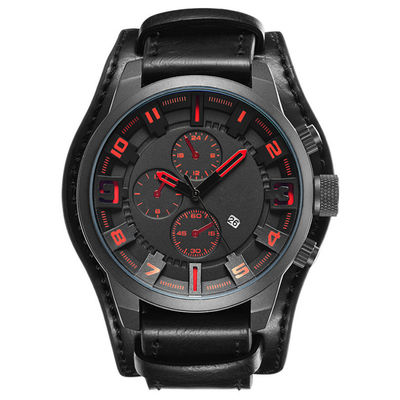 αυτόματος μηχανικός χαλαζίας Wristwatch Nonwaterproof Multiusage κραμάτων