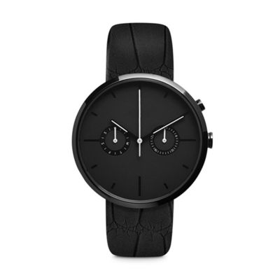chronograph μεταλλίνη μαύρο Wristwatch εγκεκριμένο ROHS 5atm αδιάβροχο