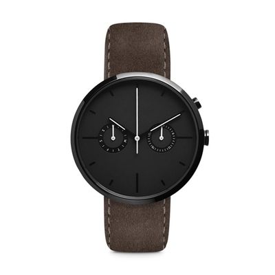chronograph μεταλλίνη μαύρο Wristwatch εγκεκριμένο ROHS 5atm αδιάβροχο