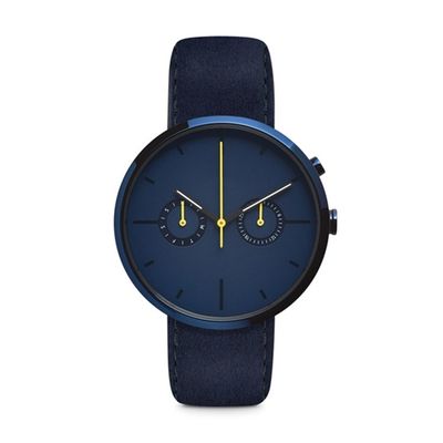 chronograph μεταλλίνη μαύρο Wristwatch εγκεκριμένο ROHS 5atm αδιάβροχο