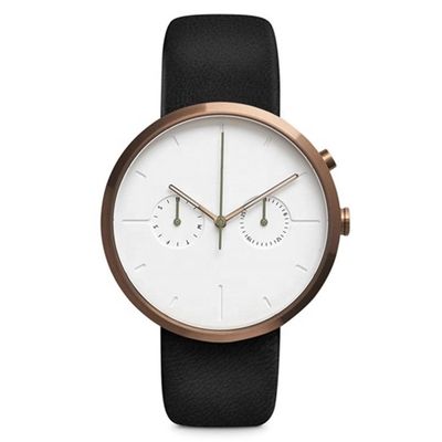 chronograph μεταλλίνη μαύρο Wristwatch εγκεκριμένο ROHS 5atm αδιάβροχο