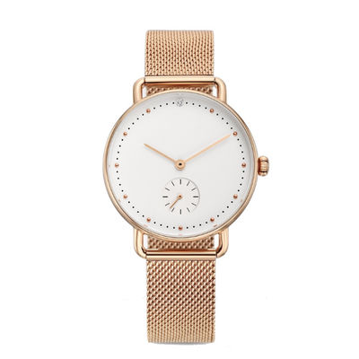 χαλαζίας Wristwatch αδιάβροχο Corrosionfree ανοξείδωτου 3.2cm