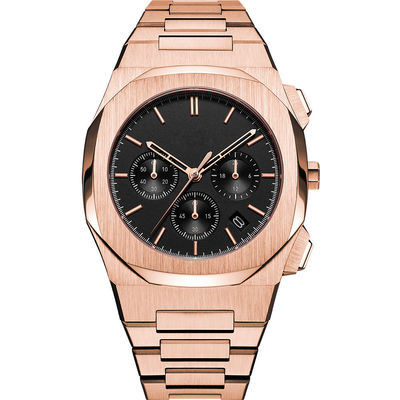 SUS316L Chronograph Wristwatch χαλαζία ανοξείδωτου με την μπαταρία SR626SW