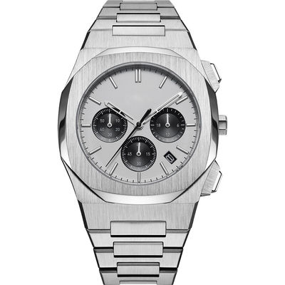 SUS316L Chronograph Wristwatch χαλαζία ανοξείδωτου με την μπαταρία SR626SW