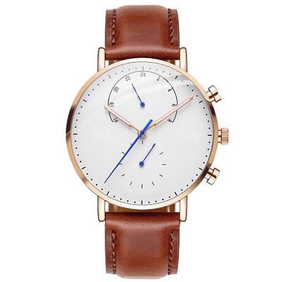 316l χαλαζίας Wristwatch, 36mm Wristwatch ανοξείδωτου με το δομένος συναγερμό