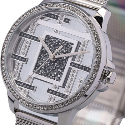 5ATM αδιάβροχος χαλαζίας Wristwatch ανοξείδωτου 10.4mm πάχος