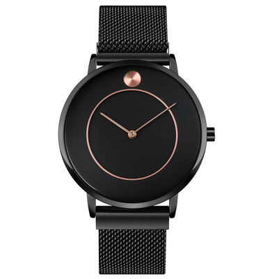 Χαλαζίας Wristwatch, ανθεκτικό ρολόι ανοξείδωτου ODM νερού ανοξείδωτου