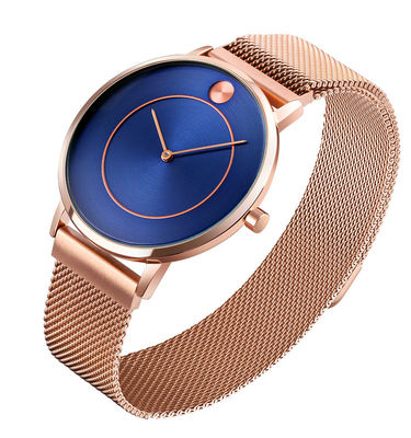 Χαλαζίας Wristwatch, ανθεκτικό ρολόι ανοξείδωτου ODM νερού ανοξείδωτου