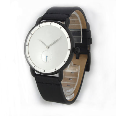 Στρατιωτικός πίνακας Wristwatch ζωνών αθλητικού δέρματος χαλαζία ανοξείδωτου πολυτέλειας μόδας ατόμων