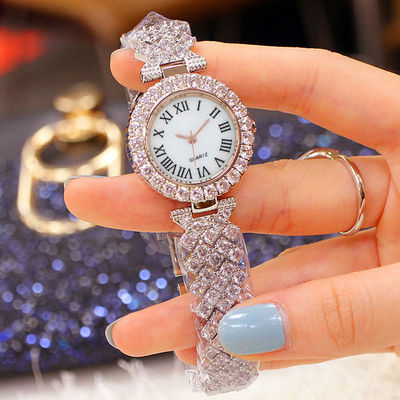 λάμποντας επένδυση νερού Κινήματος Wristwatch SL68 χαλαζία γυναικών 28mm