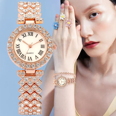 100g χαλαζίας Wristwatch, ρολόι γυναικών βραχιολιών διαμαντιών cOem για τις κυρίες