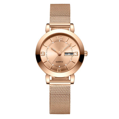 Chronograph Wristwatch χαλαζία γυναικών Κινήματος της Ιαπωνίας πολυτέλειας
