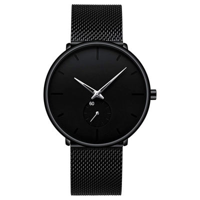Για άνδρες και για γυναίκες χαλαζίας Wristwatch μόδας με τη ζώνη πλέγματος ανοξείδωτου
