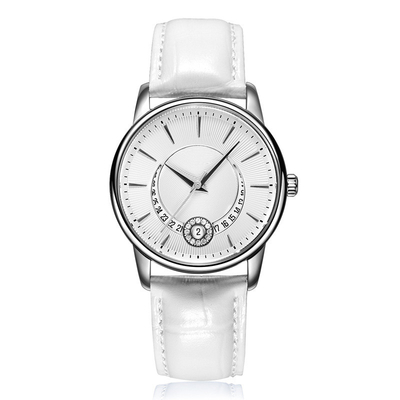 Μοντέρνο Κίνημα Wristwatch χαλαζία ομορφιάς γυναικείου δέρματος