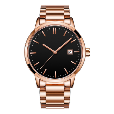 Ορυκτό γυαλί αναλογικό Wristwatch 20mm πλεγμένο λουρί νάυλον για τα άτομα
