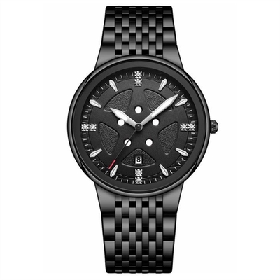 Αδιάβροχο Chronograph ανοξείδωτου λεπτό ημερολογιακό αυτόματο μηχανικό ρολόι ρολογιών