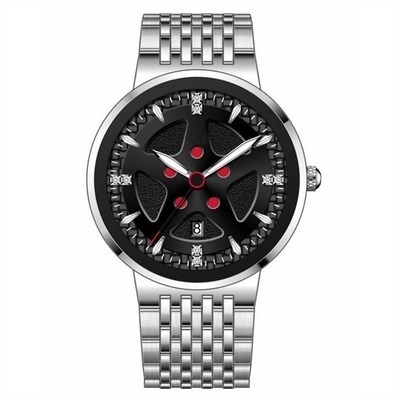 Αδιάβροχο Chronograph ανοξείδωτου λεπτό ημερολογιακό αυτόματο μηχανικό ρολόι ρολογιών