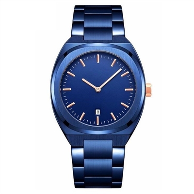 Χαλαζίας Wristwatch 218mm ανοξείδωτου των μινιμαλιστικών ατόμων περιφέρεια