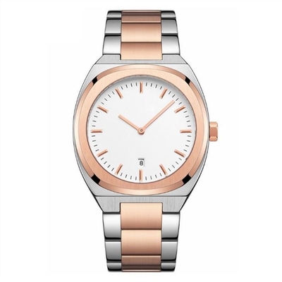 Χαλαζίας Wristwatch 218mm ανοξείδωτου των μινιμαλιστικών ατόμων περιφέρεια