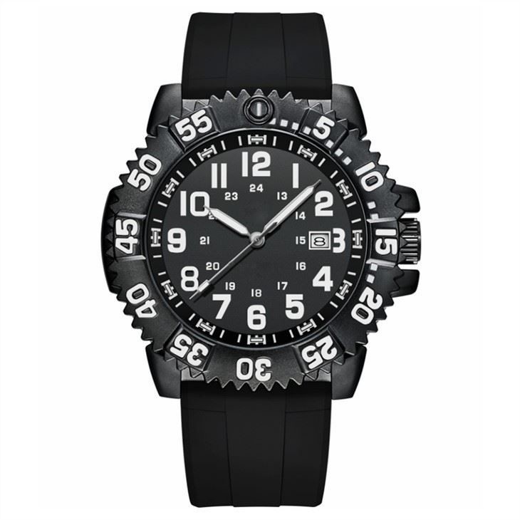 Chronograph λουριών σιλικόνης αθλητικό ψηφιακό ρολόι των ατόμων πορπών καρφιτσών ρολογιών με τους μεγάλους αριθμούς