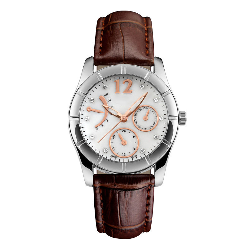 Προσαρμοσμένος τύπος αγκραφών πορπών Wristwatch χαλαζία ανοξείδωτου υπηρεσιών αδιάβροχος