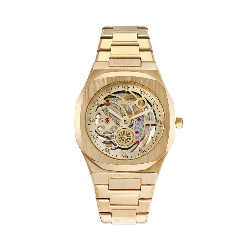 Χαλαζίας Wristwatch ανοξείδωτου δεικτών με το εύρος ζώνης 20mm για τη χρονική επίδειξη