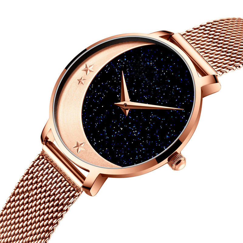 Γαλβανισμένος χαλαζίας Wristwatch γυναικών Gypsophila, που μαρκάρεται Wristwatch για τις γυναίκες